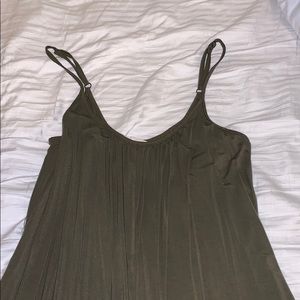 Dark olive green jumpsuit